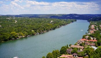 View of north Austin on the lake